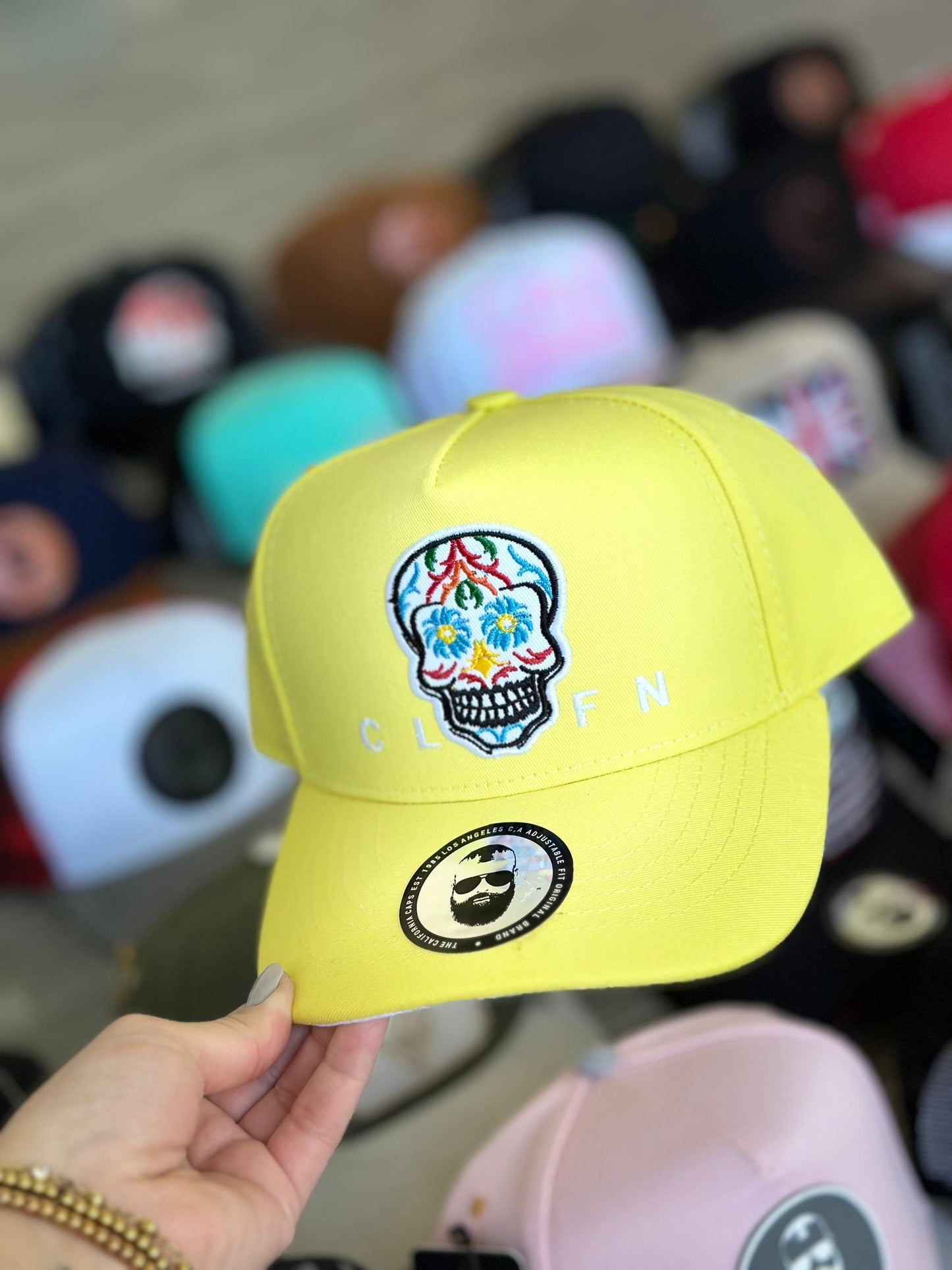 California gorras MX Dia de los muertos