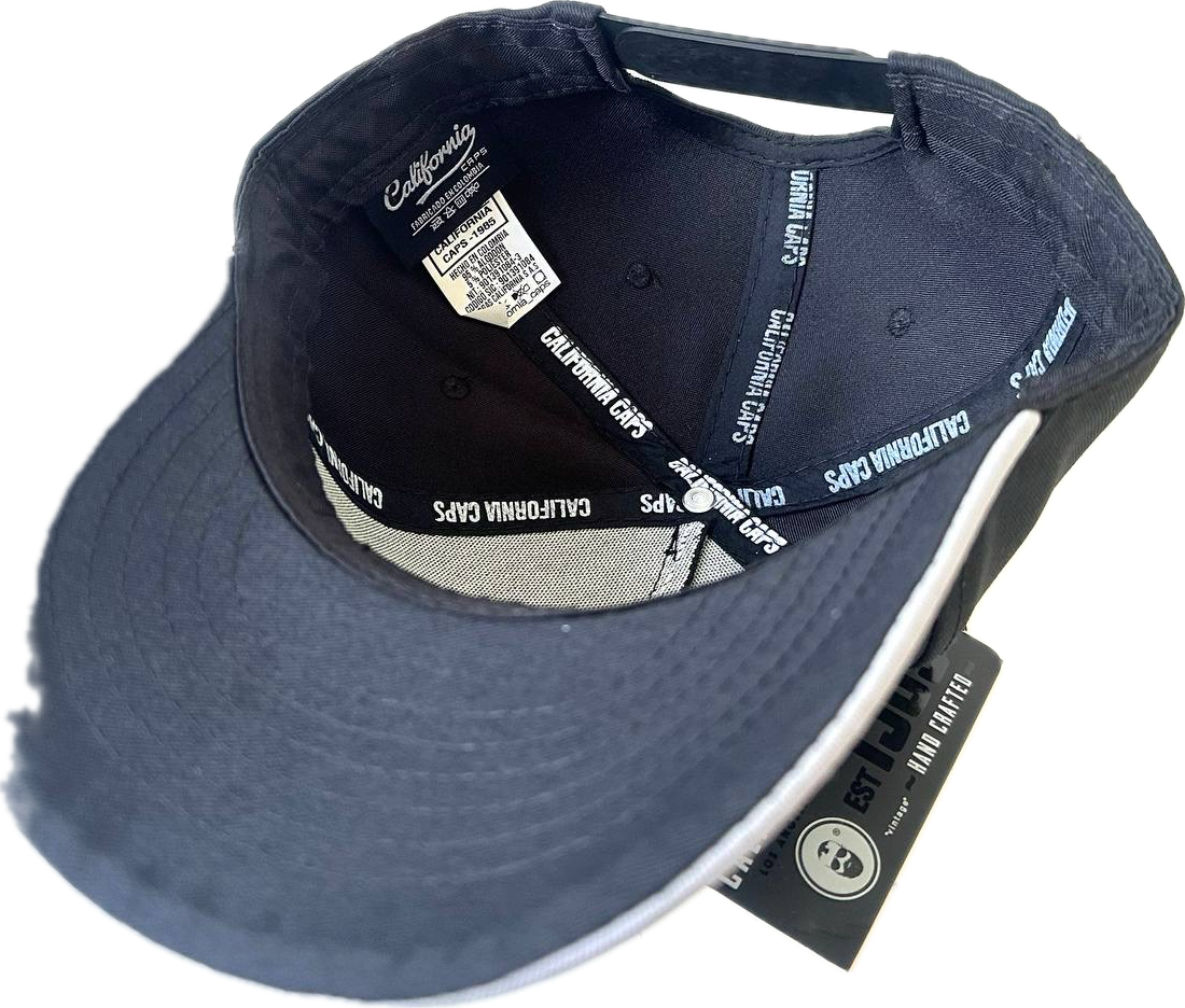 Gorra California vintage gris y negra