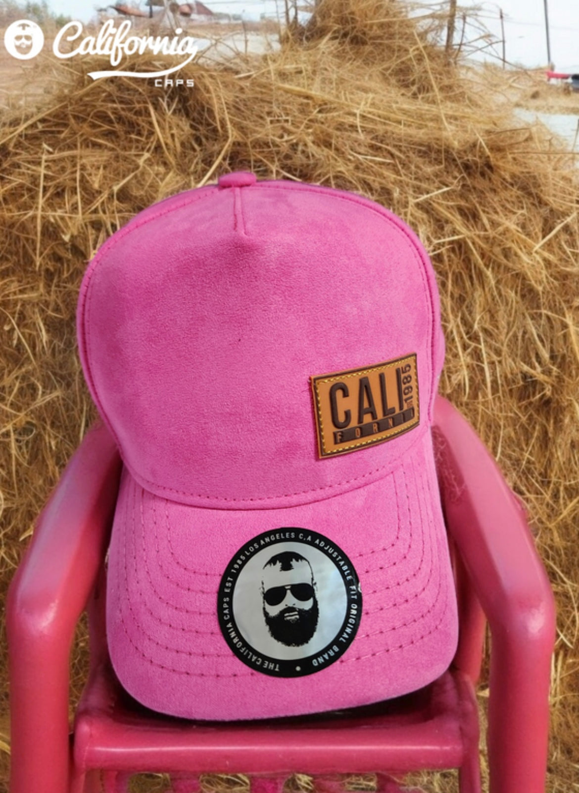 California tapa la marca original Pink Desert