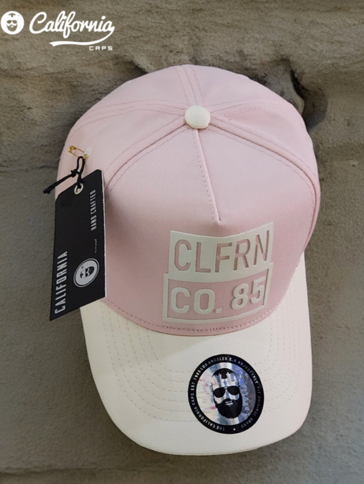 California caps CO.85 pink
