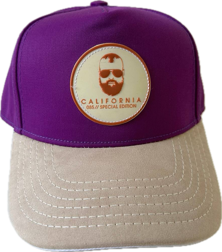 Gorras clásicas de California en color morado