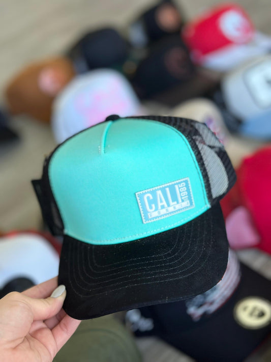 California caps Sky blue crew