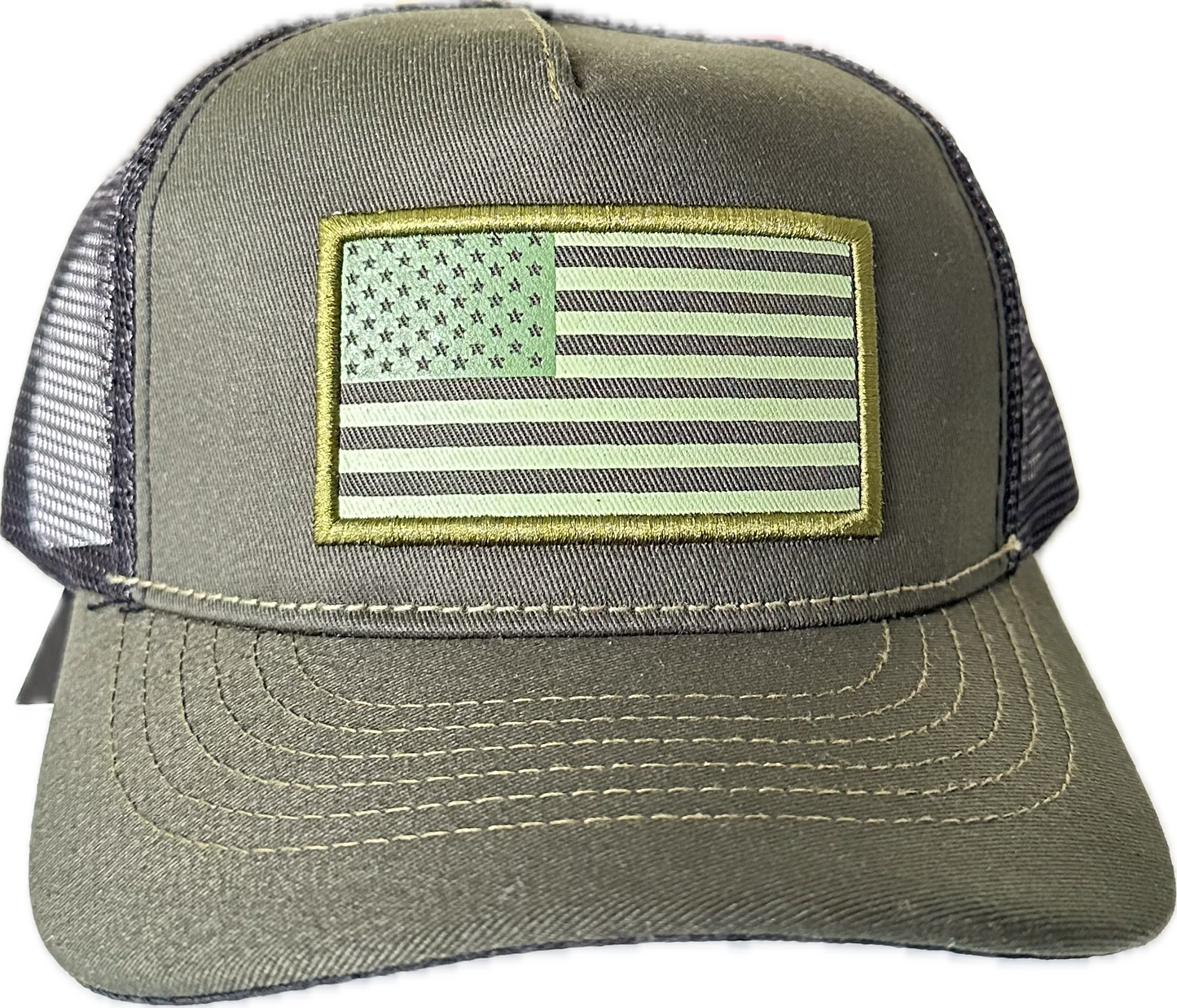 United States Flag Green